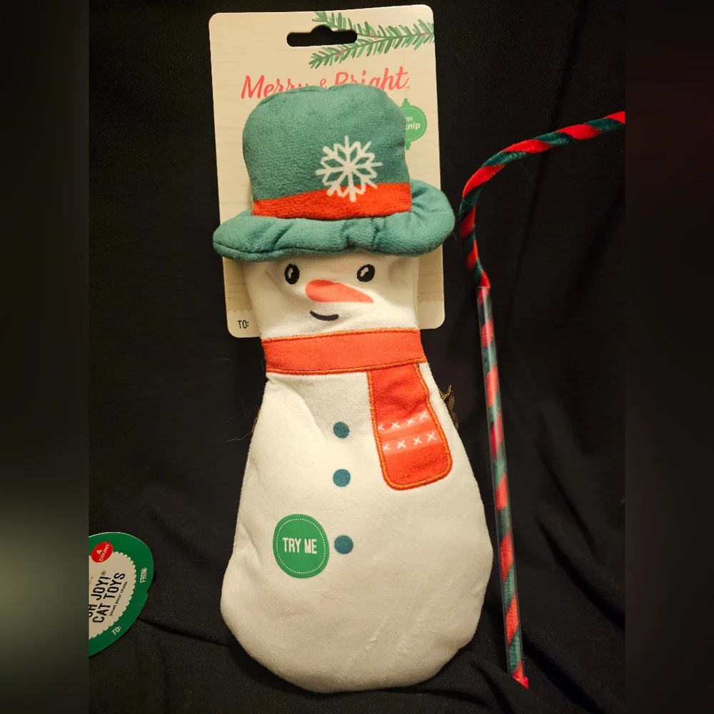 Snowman Cat Toy Set